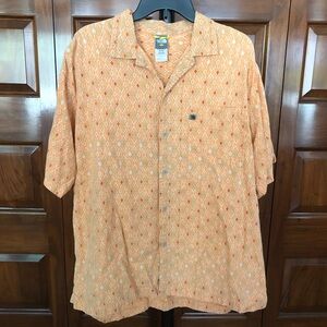 The North Face A5 Series Orange Geometric Button down Shirt